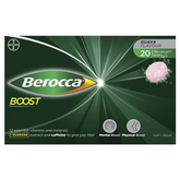 Berocca Boost Energy Vitamin With Guarana 20 Effervescent Tablets